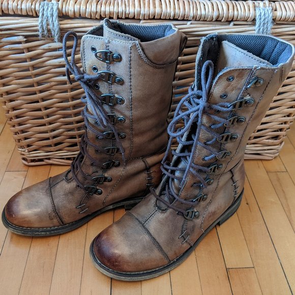 BEDSTU Shoes Bed Stu Vintage Style Lace Up Ankle Boots Size 65 Poshmark